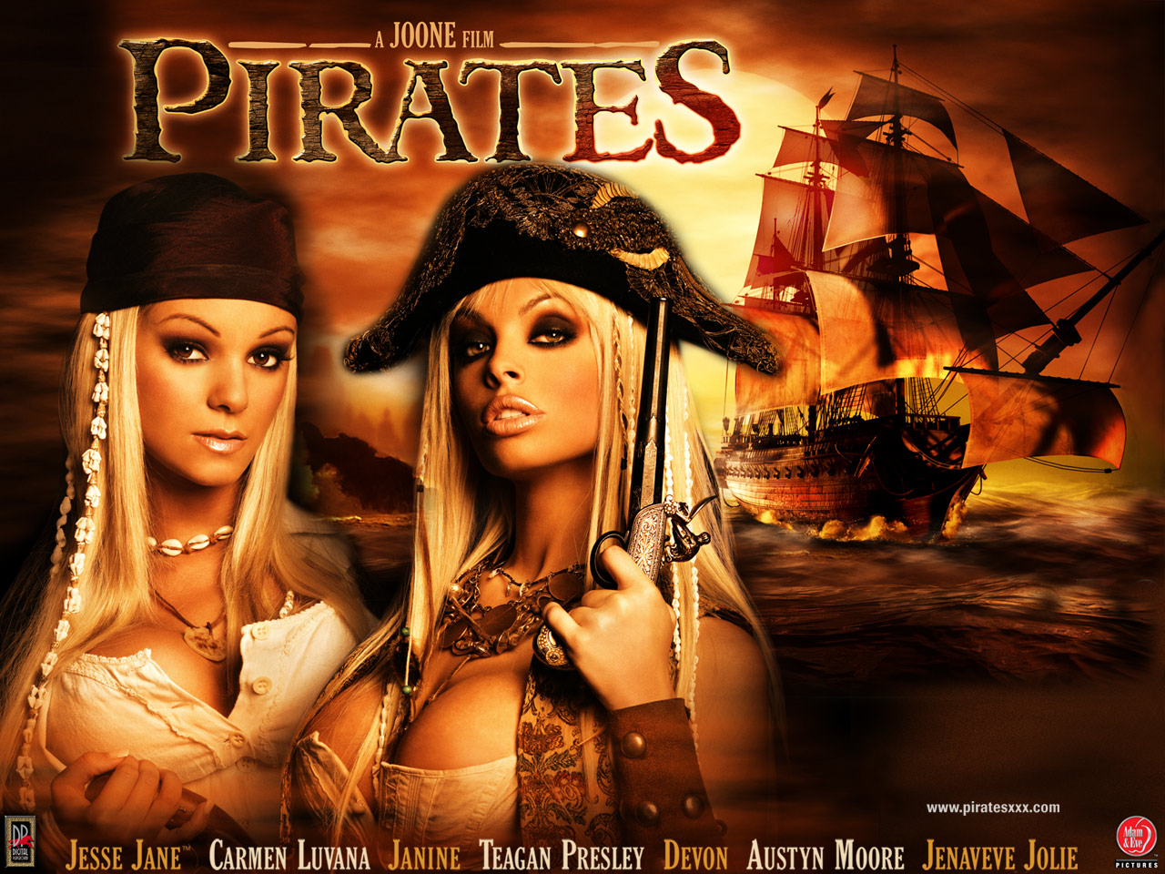 Pirates Xxx Jesse Jane Lesbian - Pirates (2005) â€“ Constantly Chrissie